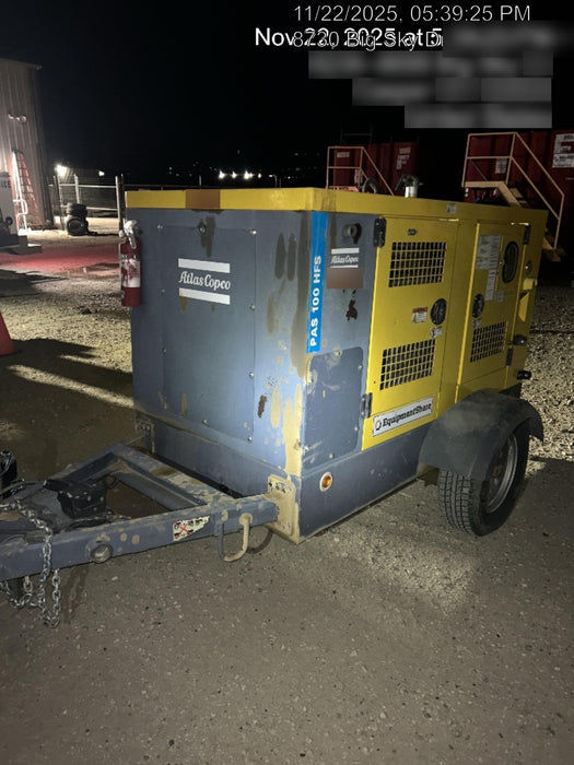 2020 ATLAS COPCO PAS 100 HF CS Enclosed