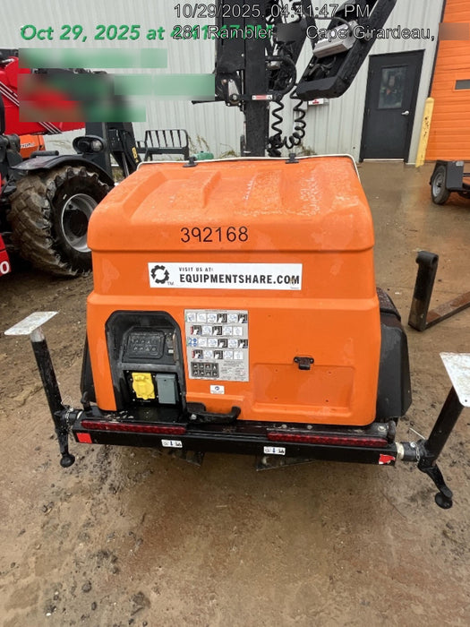 2024 Generac MLT2 Diesel, Flex Switch 120V Input, Powerzone Controller, 
(4) 320W LED Lights, 4kW Generator, 39.9 Gal Fuel Tank, 2" Ball, T3