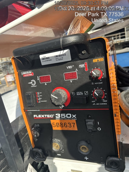 2025 LINCOLN ELECTRIC FLEXTEC 350X