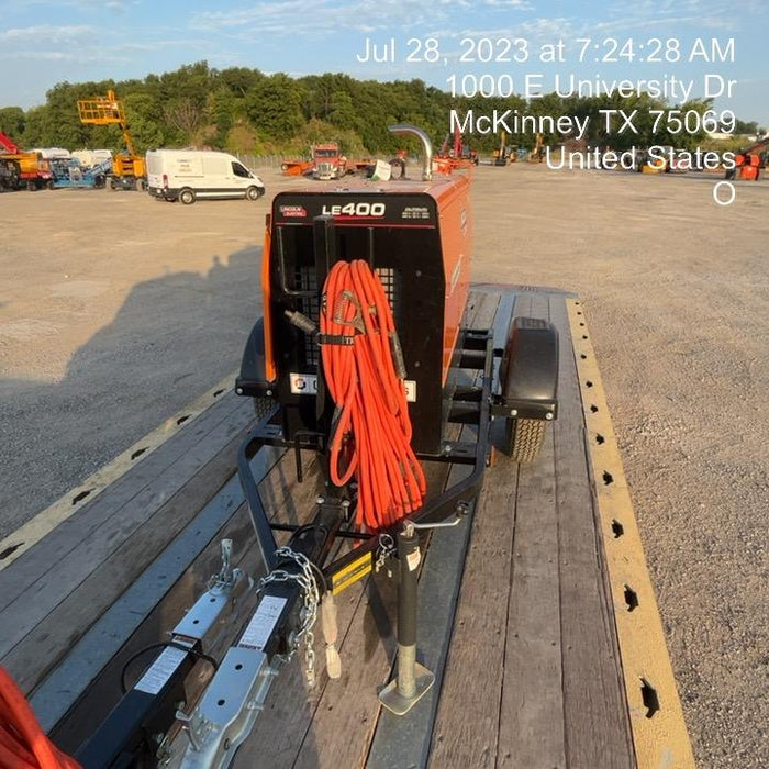 2022 Lincoln Electric LE400 Kubota V1505, Trlr, Cable Rack, Light Kit, ES Decals, T3