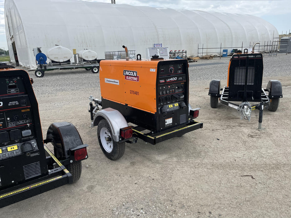 2022 Lincoln Electric LE400 Kubota V1505, Trlr, Cable Rack, Light Kit, ES Decals, T3