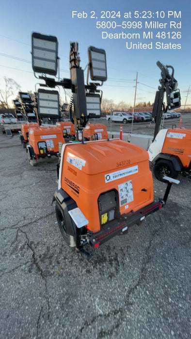 2023 Generac MLT2 Diesel, Flex Switch 120V Input, Powerzone Controller, (4) 320W LED Lights, 4kW Generator, 39.9 Gal Fuel Tank, 2" Ball, T3