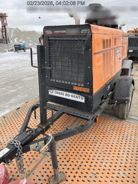 2021 Lincoln Electric Vantage 549X Ready Pak 3, ORANGE (includes trailer, cable rack, fender light kit)