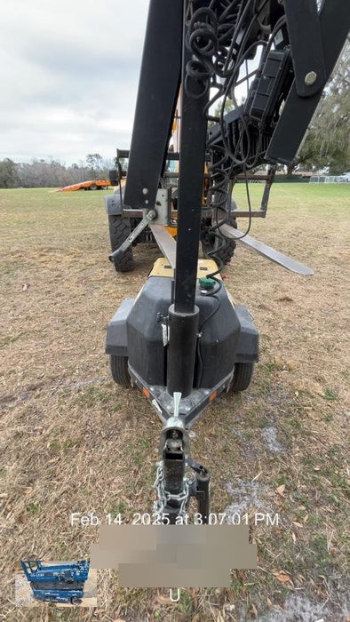 2022 Allmand NLV3GR (4) LED Light Fixture 350W, 23' Vertical Mast, 3kW Prime, Towable, Deep Sea L401, Leveling Jacks, Yanmar T4F 5.8hp