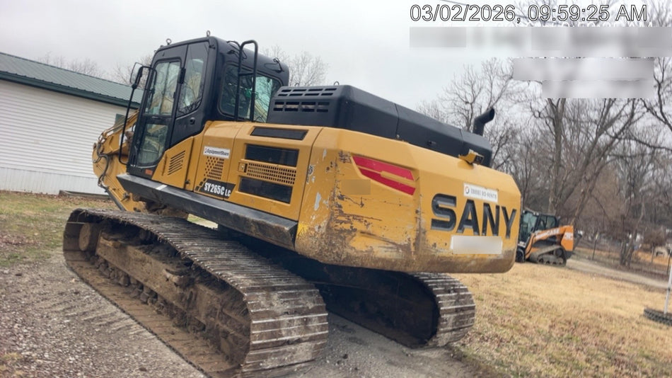 Sany SY265C Sany SY265 Tier 4 - Cab, Hydraulic  QC, 24" HD Bucket - Tooth, 36" HD Bucket - Tooth, 48" HD Bucket - Tooth, Hydraulic Thumb