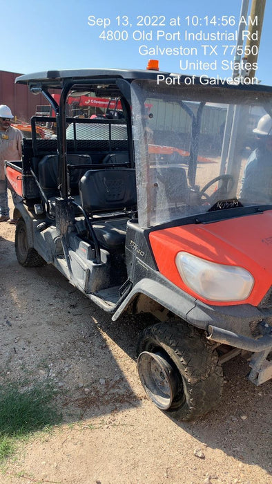 2021 Kubota RTV-X1140W-H Plastic Canopy, Windshield Acrylic Clear, LED Strobe Light, Wire Harness Kit, Back up Alarm