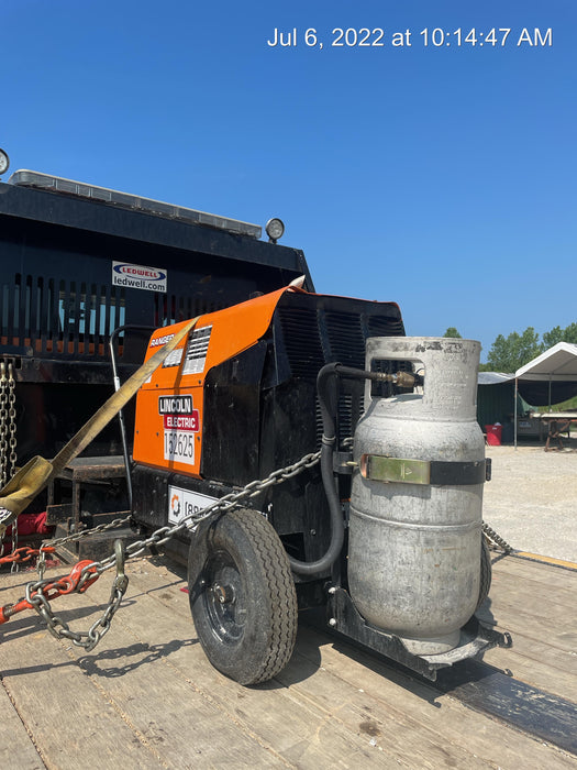 2021 Lincoln Electric Ranger 305 LPG LPG One-Pak (includes undercarriage, tank holder & tank strap) ORANGE