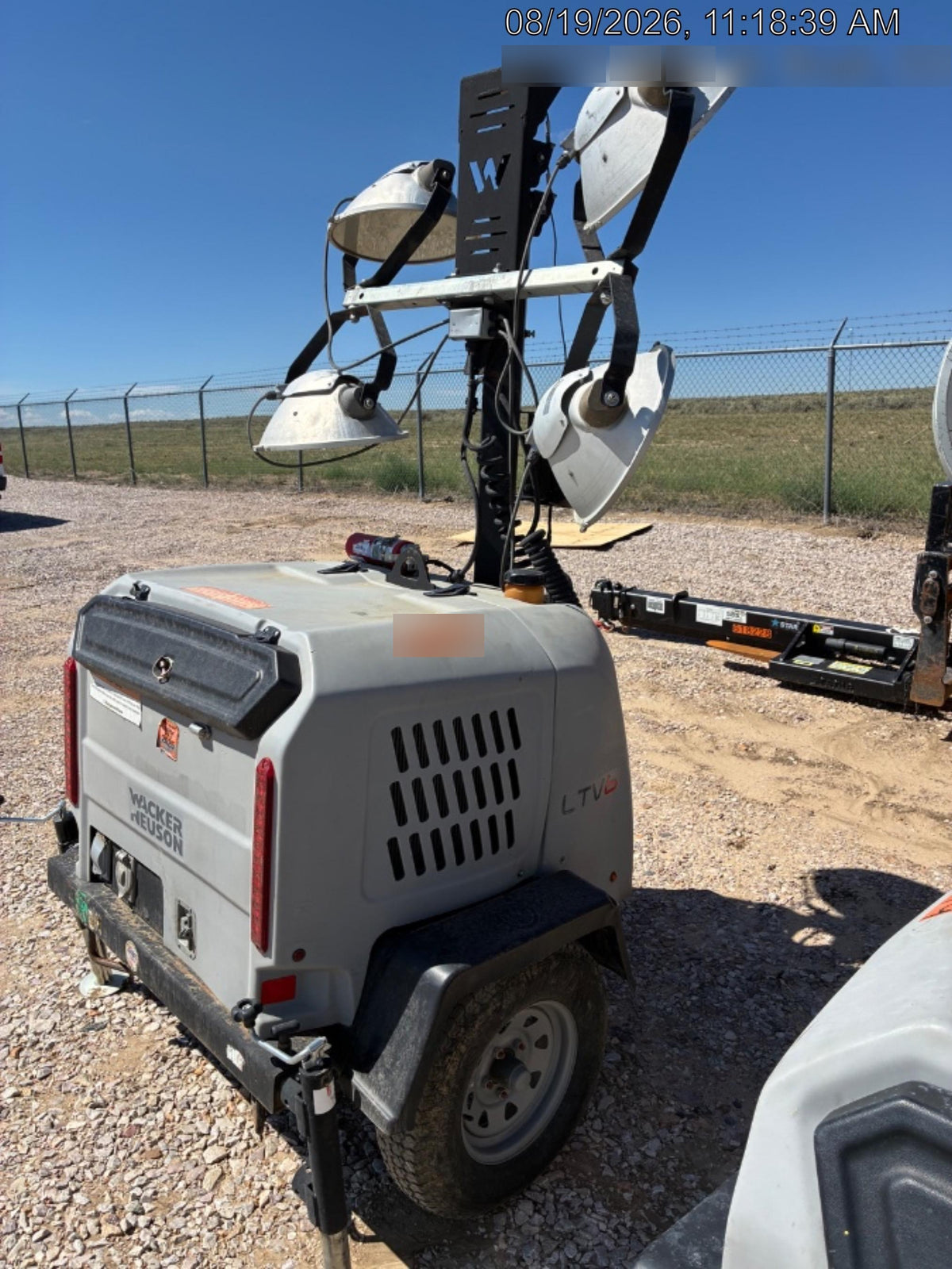 Wacker Neuson LTV6K-MH Power mast, 1100W MH