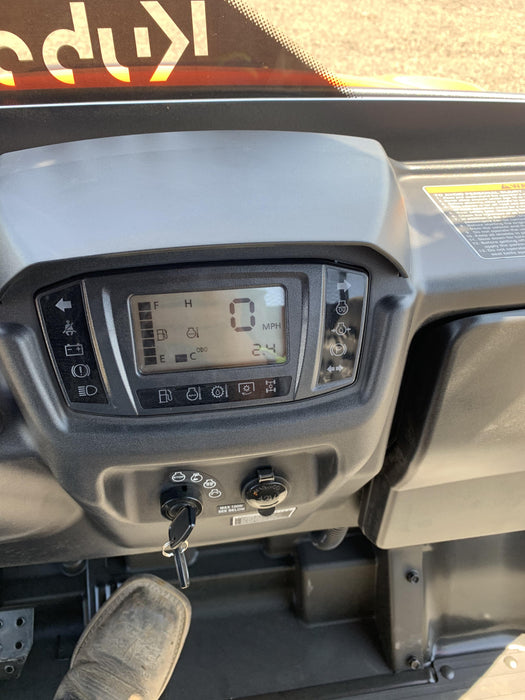 2021 Kubota RTV-X1140W-H Plastic Canopy, Windshield Acrylic Clear, LED Strobe Light, Wire Harness Kit, Back up Alarm