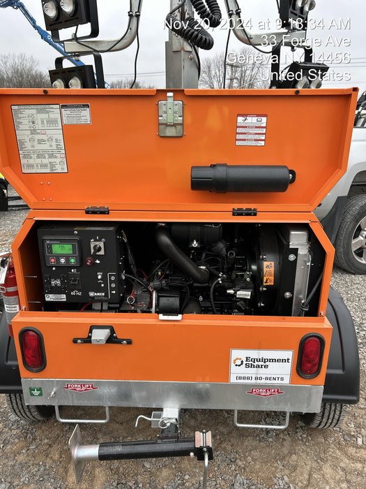 2024 Wanco WLTT-4MM4K Diesel, Deep Sea Controller, Shore Power Plug, Auto Start, (4) 350W LED Floodlights, 4kW Generator, 60 Gal Fuel Tank, 2" Ball, T3