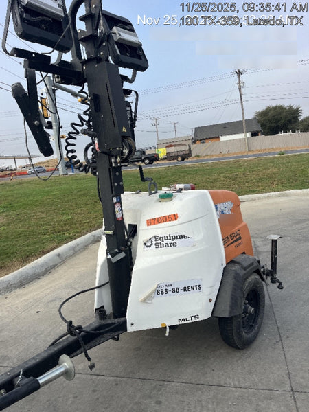2023 Generac MLT2 Diesel, Flex Switch 120V Input, Powerzone Controller, 
(4) 320W LED Lights, 4kW Generator, 39.9 Gal Fuel Tank, 2" Ball, T3