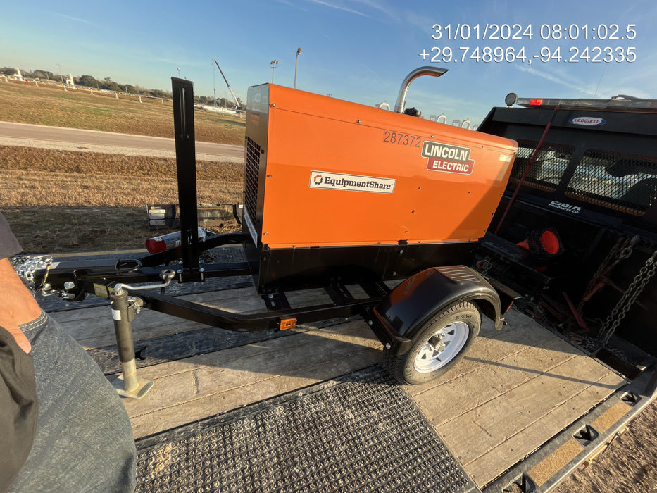 2022 Lincoln Electric LE400 Kubota V1505, Trlr, Cable Rack, Light Kit, ES Decals, T3