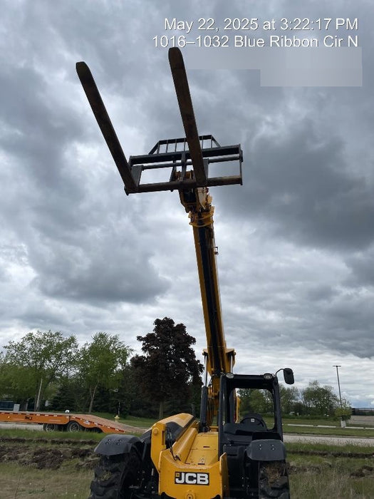 2020 JCB 509-42 Canopy, Solid Tires, Work Lights, Beacon, Aux Hydraulics, Back up Alarm, Lifting Eye, ES Decals