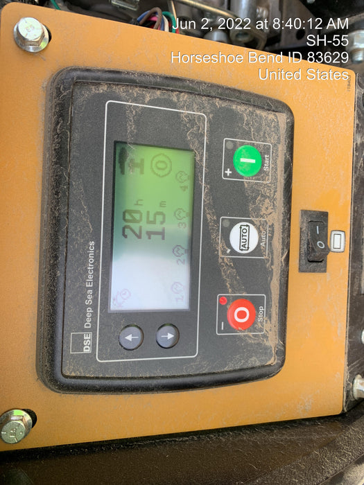 2021 Allmand NLV3GR (4) LED Light Fixture 350W, 23' Vertical Mast, 3kW Prime, Towable, Deep Sea L401, Leveling Jacks, Yanmar T4F 5.8hp