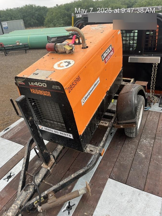 2022 Lincoln Electric LE400 Kubota V1505, Trlr, Cable Rack, Light Kit, ES Decals, T3