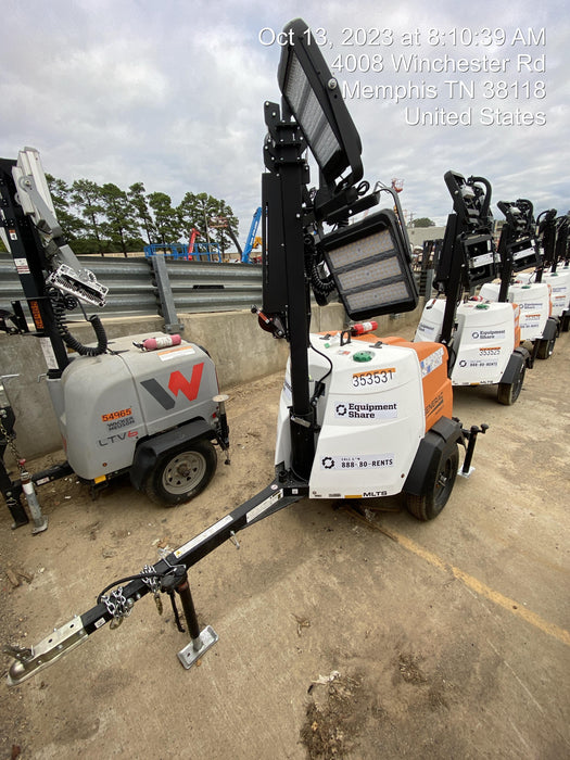 2023 Generac MLT2 Diesel, Flex Switch 120V Input, Powerzone Controller, (4) 320W LED Lights, 4kW Generator, 39.9 Gal Fuel Tank, 2" Ball, T3