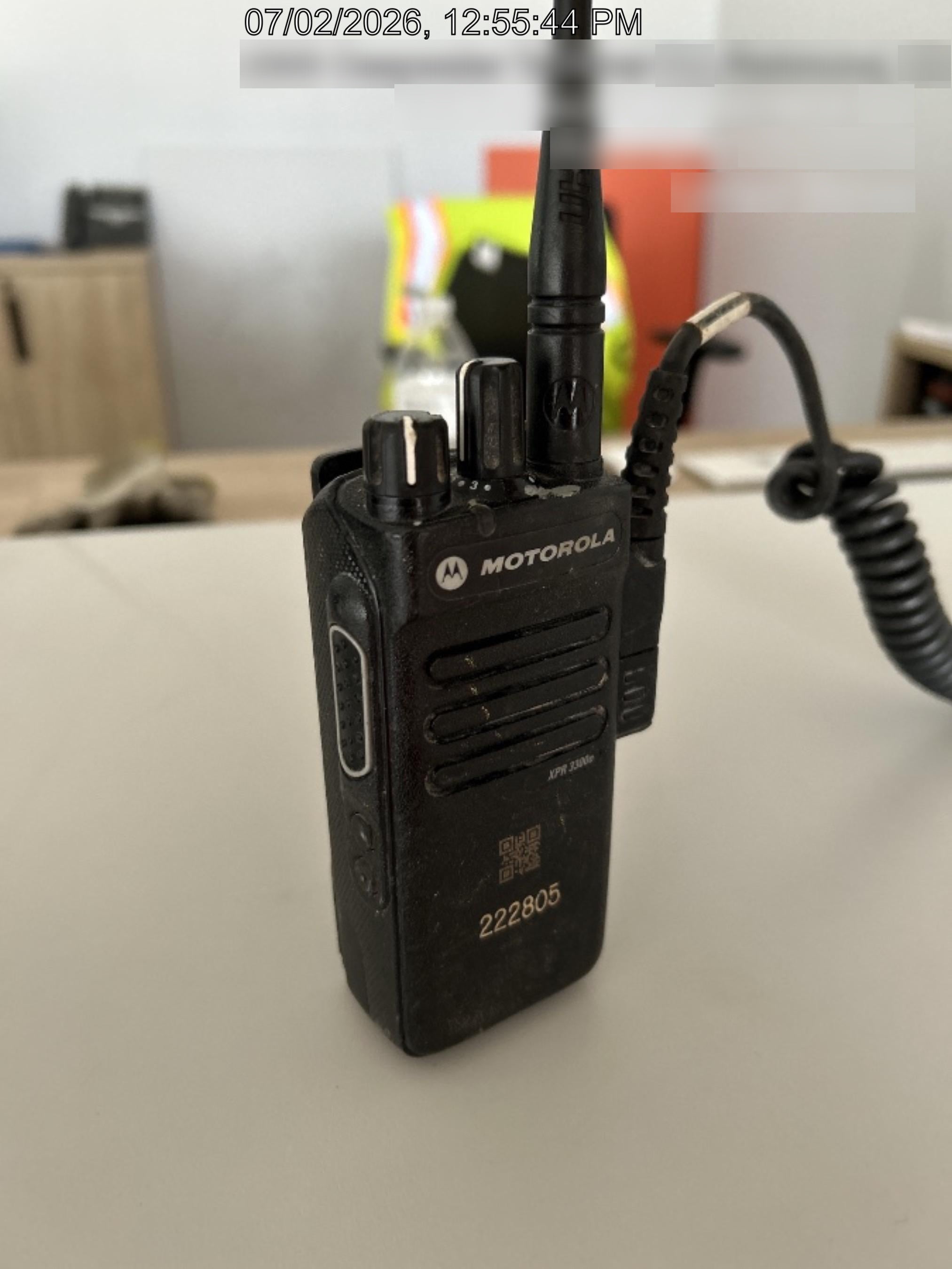 2022 MOTOROLA XPR3300E