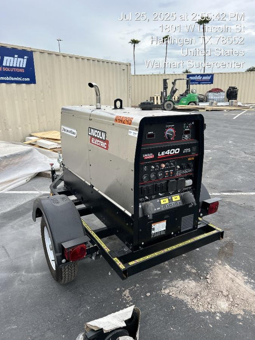 2025 Lincoln Electric LE400 Diesel, Kubota V1505, 22 HP, Trlr, Cable Rack, Light Kit, ES Decals, T3