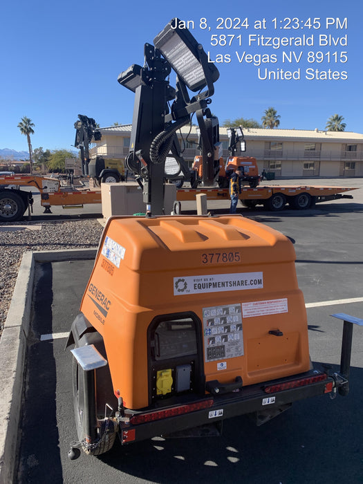 2023 Generac MLT2 Diesel, Flex Switch 120V Input, Powerzone Controller, 
(4) 320W LED Lights, 4kW Generator, 39.9 Gal Fuel Tank, 2" Ball, T3