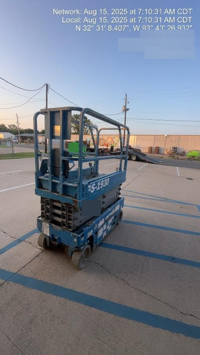 2019 Genie GS-1930 Fixed Rails with Chain Entry