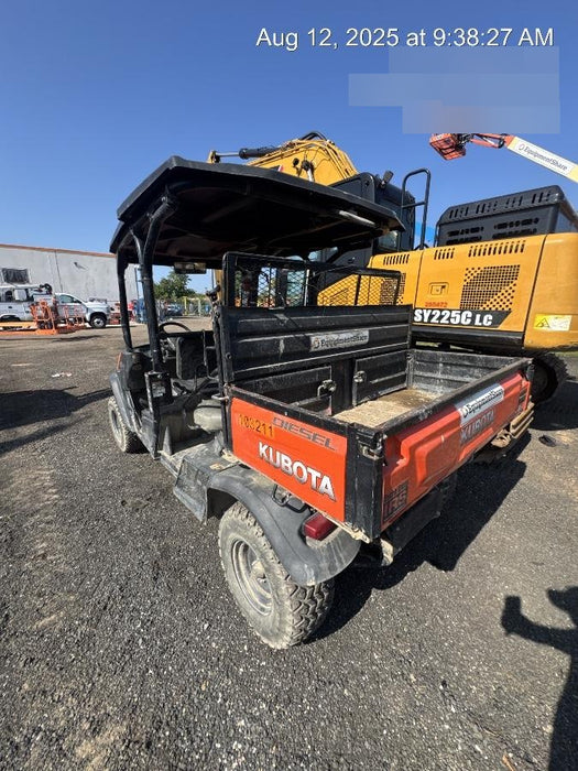Kubota RTV-X1140W-H 4WD utility cart -LED strobe -Windshield tempered glass -Plastic canopy -Wire harness kit -Backup alarm