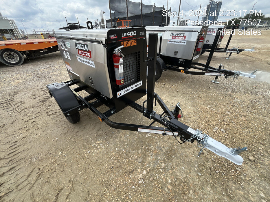 2024 Lincoln Electric LE400 Kubota V1505, Trlr, Cable Rack, Light Kit, ES Decals, T3