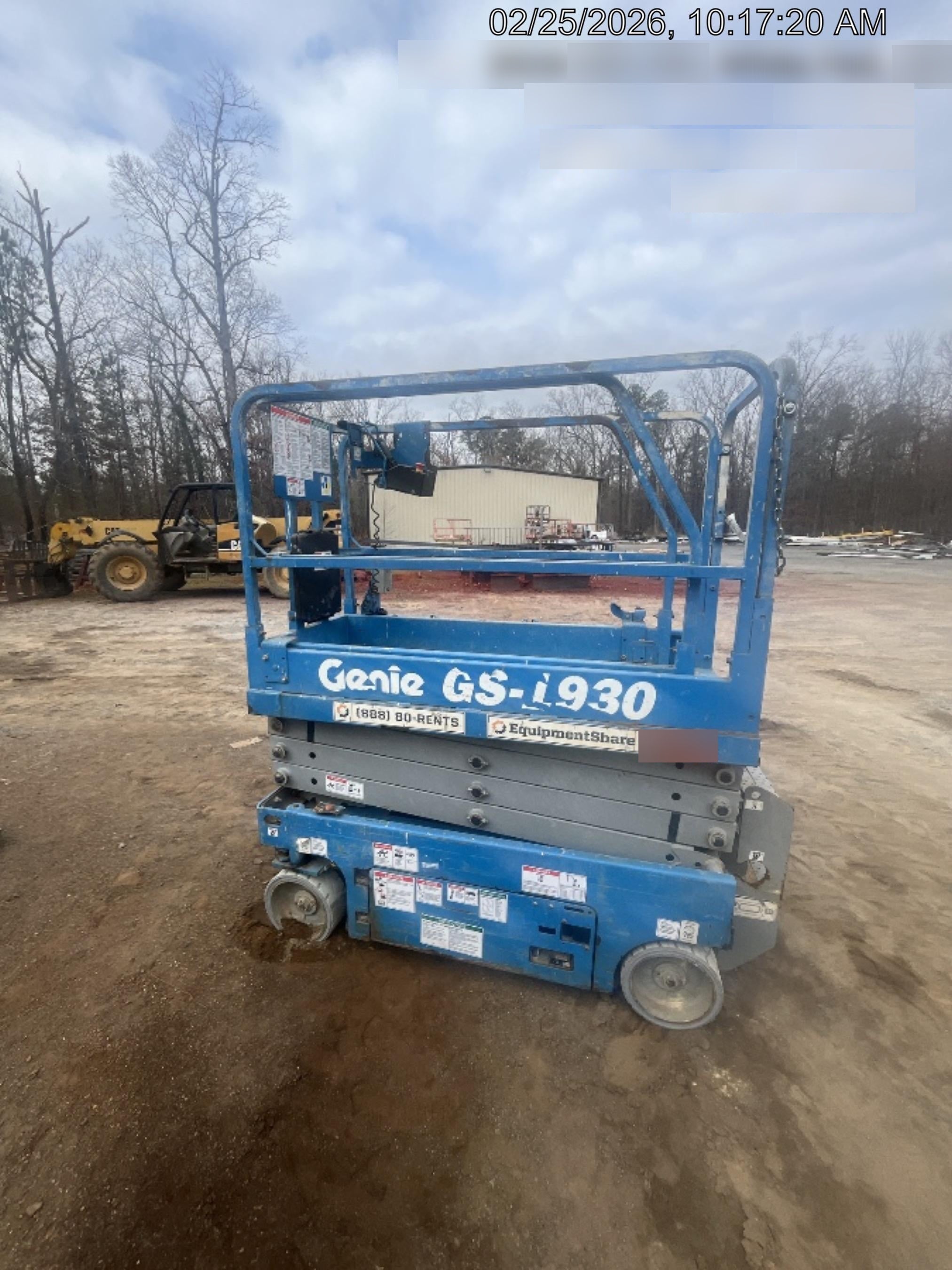 2018 Genie GS-1930 Genie GS-1930 w/Fixed Rail, Chain Entry