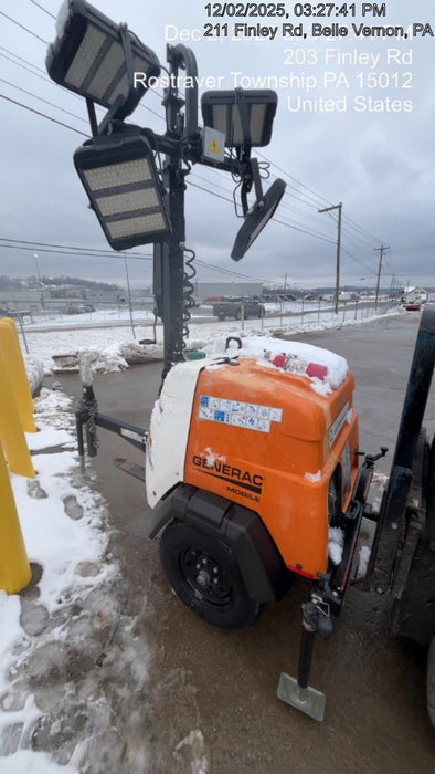 2023 Generac MLT2 Diesel, Flex Switch 120V Input, Powerzone Controller, (4) 320W LED Lights, 4kW Generator, 39.9 Gal Fuel Tank, 2" Ball, T3
