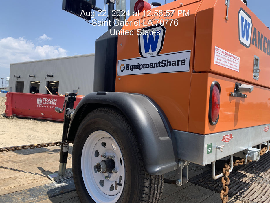 2024 Wanco WLTT-4MM4K Diesel, Deep Sea Controller, Shore Power Plug, Auto Start, (4) 350W LED Floodlights, 4kW Generator, 60 Gal Fuel Tank, 2" Ball, T3