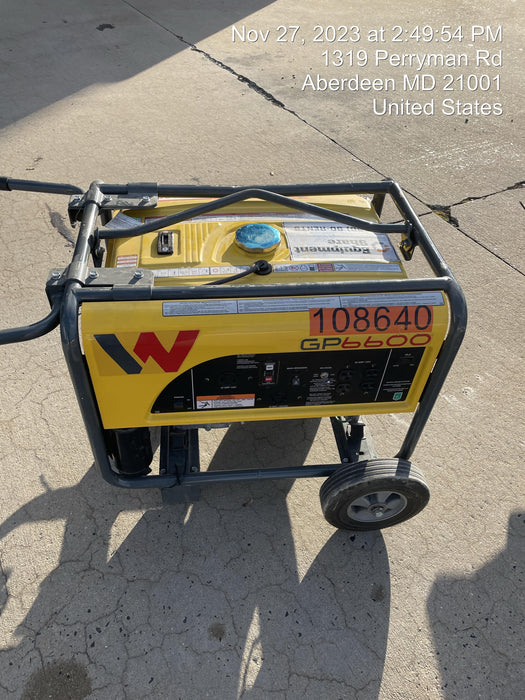 2020 WACKER NEUSON GP6600A