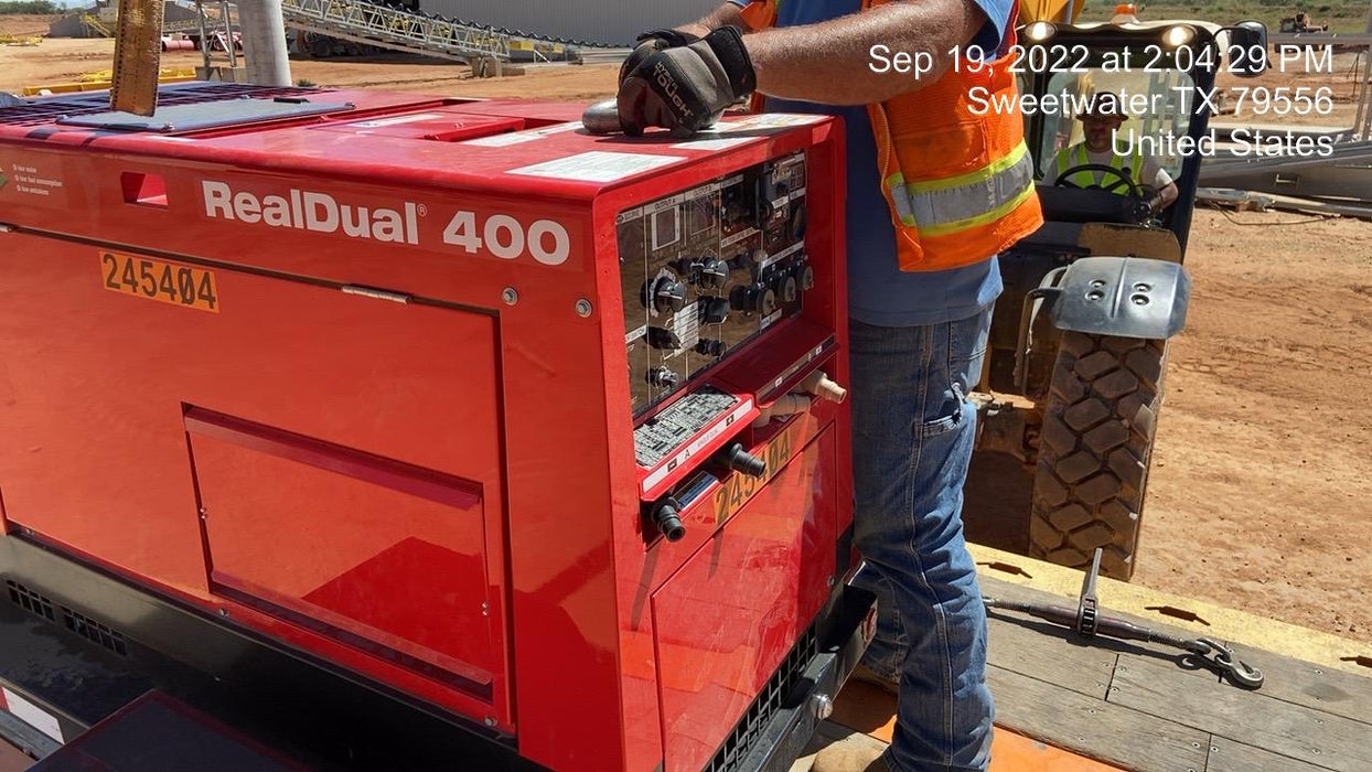 2022 Shindaiwa DGW400MDL Kubota D902 Engine, 23 HP, Dual Op Welder, Wire, Arc, Droop Stick, Tig, and CC Stick Functionality, Simulphase, 3 Phase and 1 Phase Gen Output, Single Axle NB Trlr, Slr Trckl Chrg 12V 12W, Fire Ext