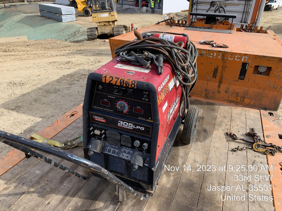 2021 Lincoln Electric Ranger 305 LPG K3430-1, Ranger 305 LPG, Undercarriage, Tank Holder & Strap, 10kw AC Gen, 25hp Kohler LPG Eng