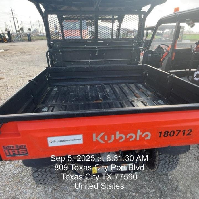 2022 Kubota RTV-X1140W-H Plastic Canopy, Windshield Acrylic Clear, LED Strobe Light, Wire Harness Kit, Back up Alarm