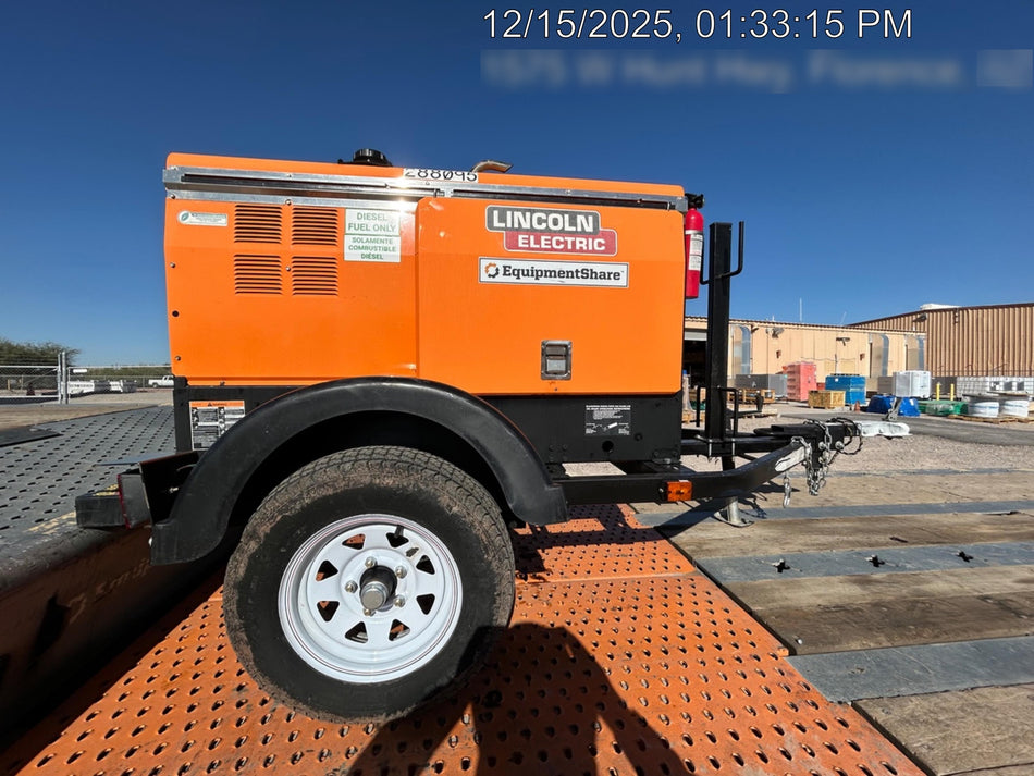 2023 Lincoln Electric LE400 Kubota V1505, Trlr, Cable Rack, Light Kit, ES Decals, T3