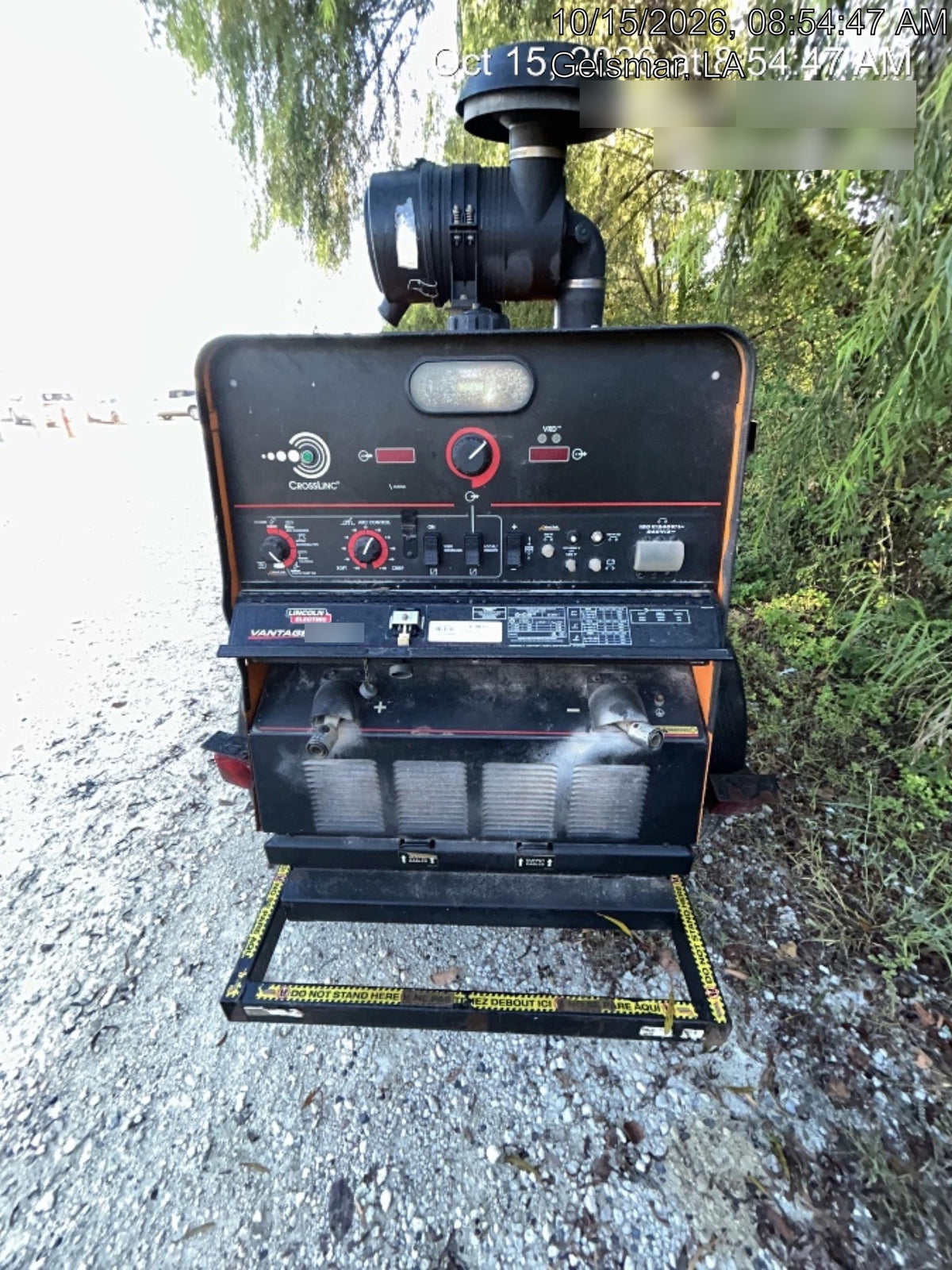2021 Lincoln Electric Vantage 549X Ready Pak 3, ORANGE (includes trailer, cable rack, fender light kit)