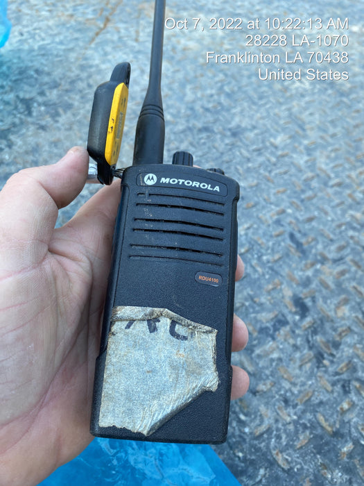 2020 MOTOROLA RDU4100