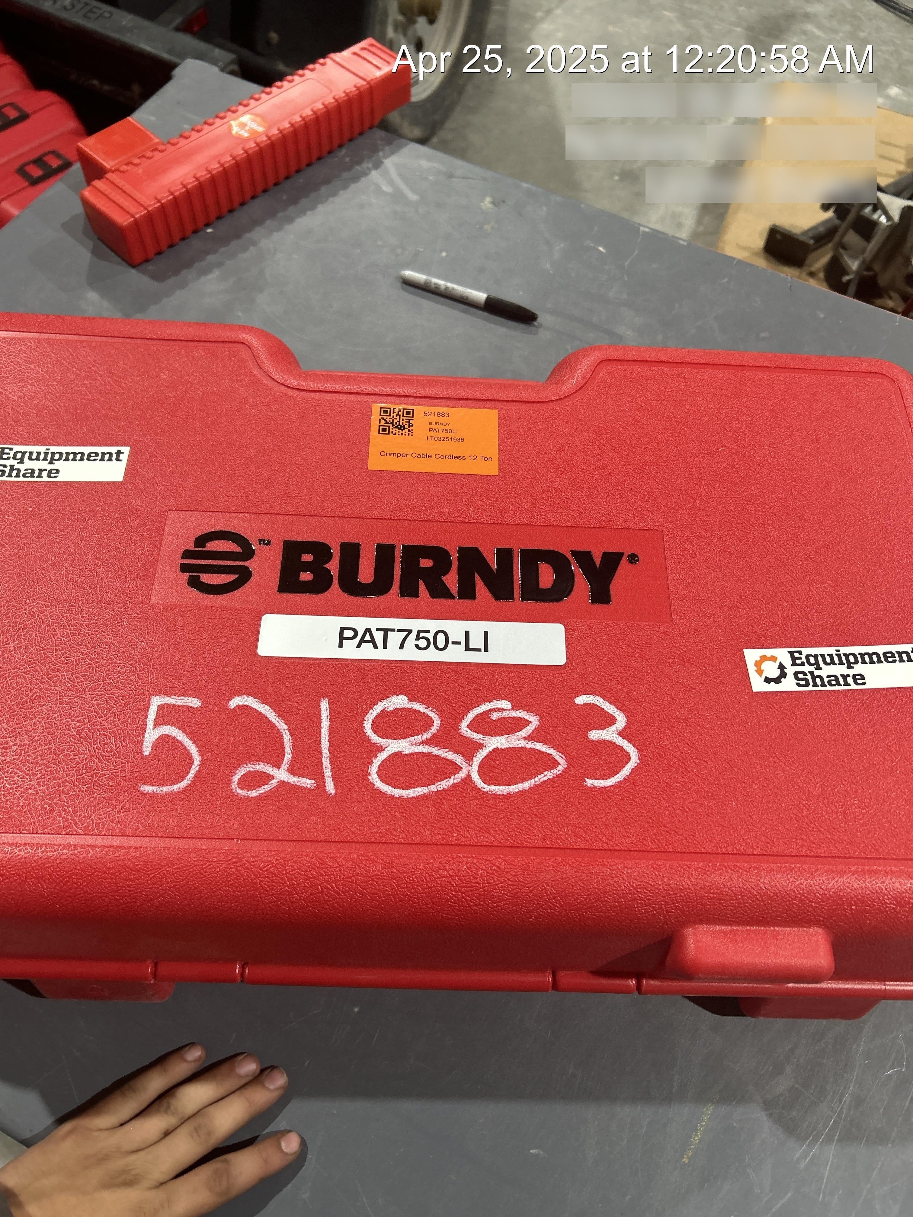 2025 BURNDY PAT750LI
