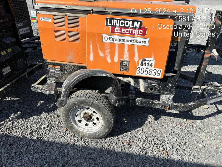 2023 Lincoln Electric LE400 Kubota V1505, Trlr, Cable Rack, Light Kit, ES Decals, T3