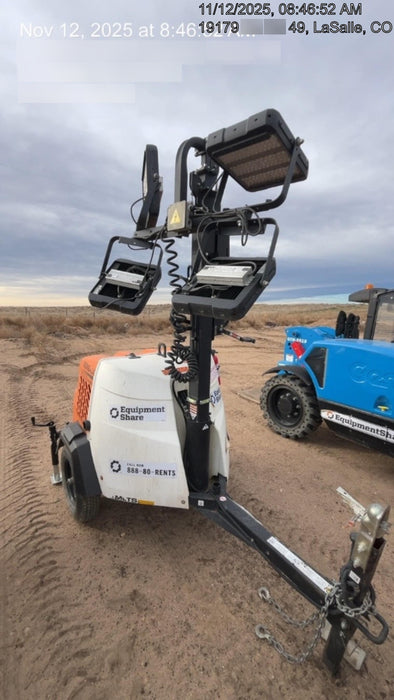 2024 Generac MLT2 Diesel, Flex Switch 120V Input, Powerzone Controller, 
(4) 320W LED Lights, 4kW Generator, 39.9 Gal Fuel Tank, 2" Ball, T3