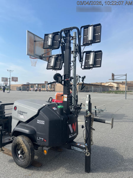 2024 Wacker Neuson LTT4 Diesel, Kohler KDW702, Deep Sea Controller, Auto Start, LED 320W, Bypass Outlet, T3