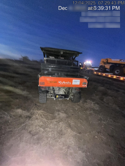 2021 Kubota RTV-X1140W-H Plastic Canopy, Windshield Acrylic Clear, LED Strobe Light, Wire Harness Kit, Back up Alarm