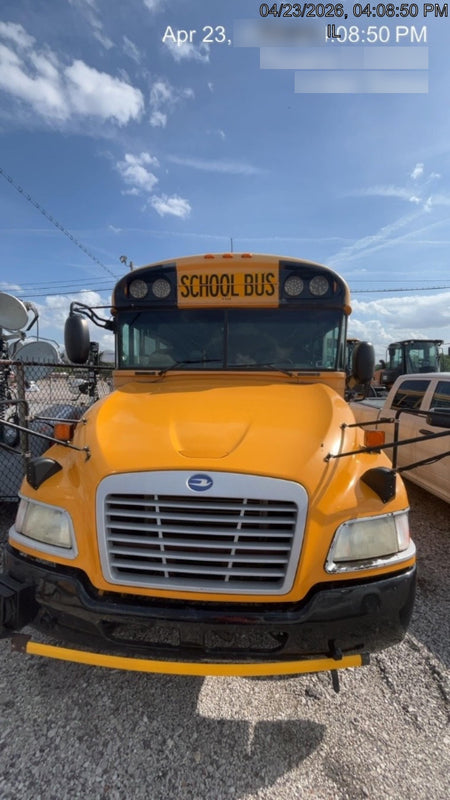2012 BLUE BIRD 72 Passenger Bus