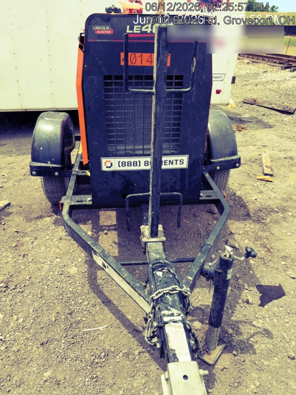 2024 Lincoln Electric LE400 Kubota V1505, Trlr, Cable Rack, Light Kit, ES Decals, T3