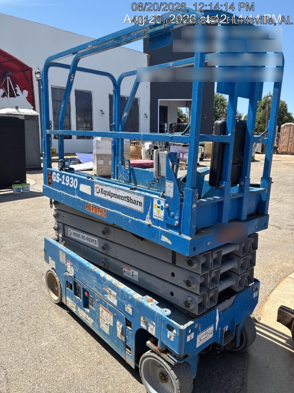 2020 Genie GS-1930 Fixed rails with chain entry gate - Pre A92.20