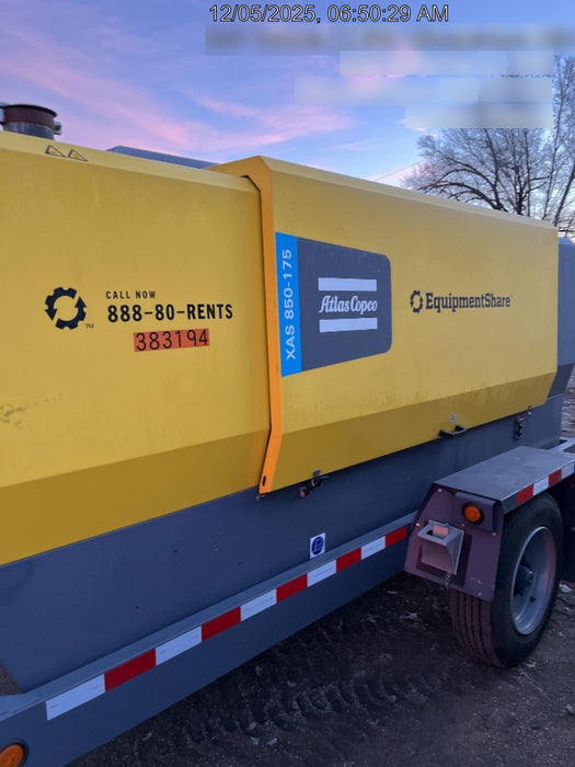 2024 ATLAS COPCO XAS 850