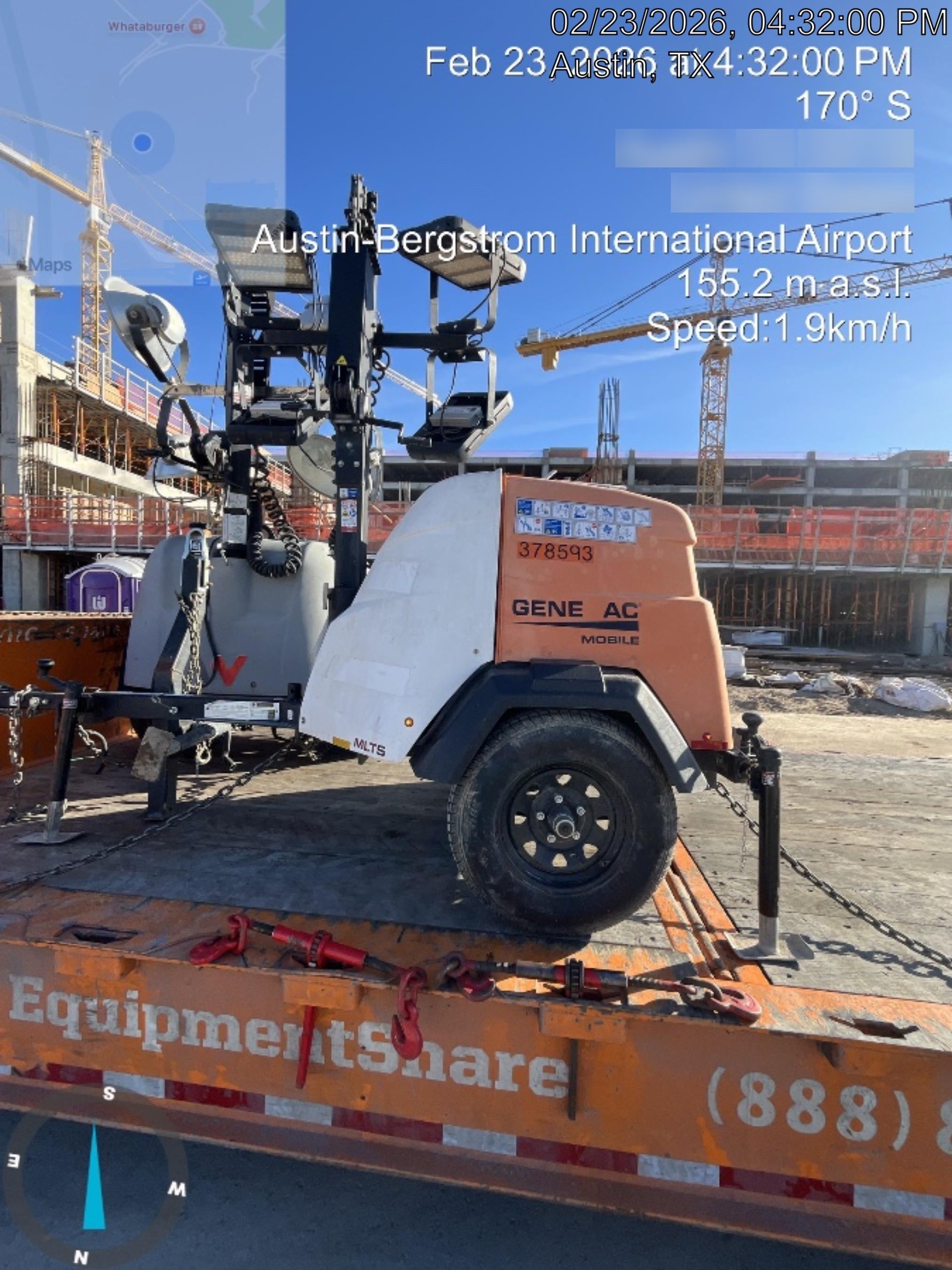 2023 Generac MLT2 Diesel, Flex Switch 120V Input, Powerzone Controller, 
(4) 320W LED Lights, 4kW Generator, 39.9 Gal Fuel Tank, 2" Ball, T3