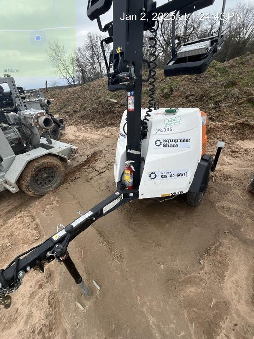 2024 Generac MLT2 Diesel, Flex Switch 120V Input, Powerzone Controller, 
(4) 320W LED Lights, 4kW Generator, 39.9 Gal Fuel Tank, 2" Ball, T3