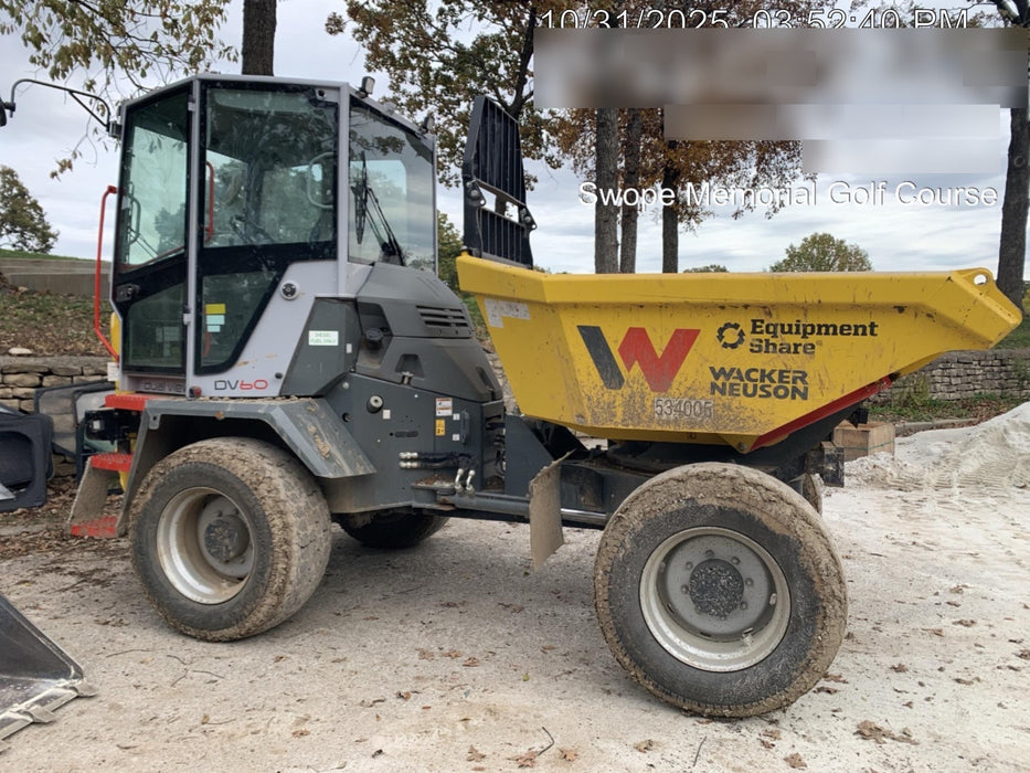 2025 WACKER NEUSON DV605 Cab Turf Tires