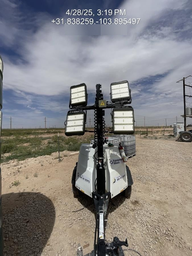 2023 Generac MLT2 Diesel, Flex Switch 120V Input, Powerzone Controller, 
(4) 320W LED Lights, 4kW Generator, 39.9 Gal Fuel Tank, 2" Ball, T3