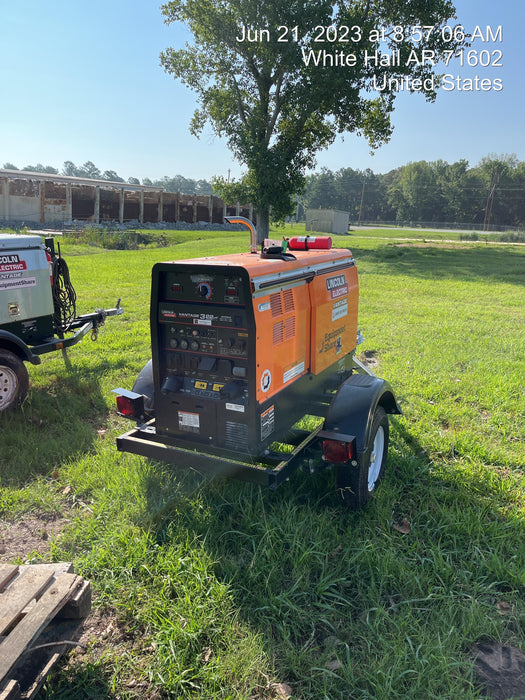 2022 Lincoln Electric LE400 Kubota V1505, Trlr, Cable Rack, Light Kit, ES Decals, T3